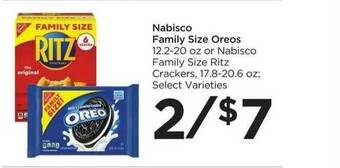 Food 4 Less Nabisco Family Size Oreos offer