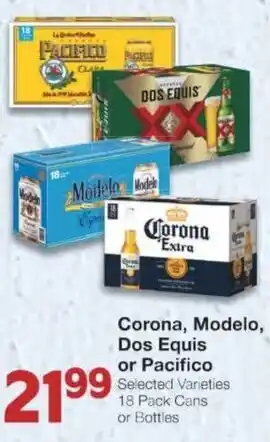 Market Street Corona, modelo, dos equis or pacifico offer