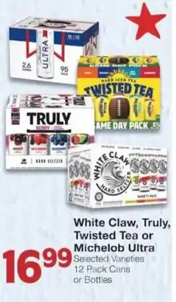 Market Street White claw, truly, twisted tea or michelob ultra offer