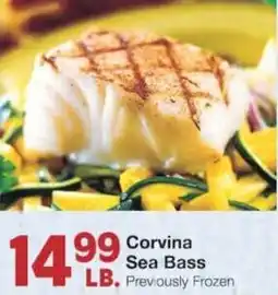 Market Street Corvina sea bass offer