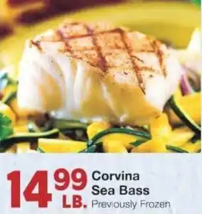 Market Street Corvina sea bass offer
