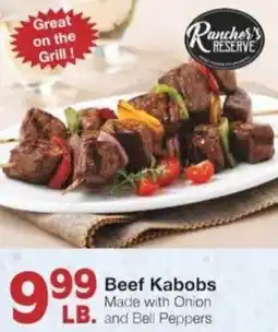 Market Street Beef kabobs offer
