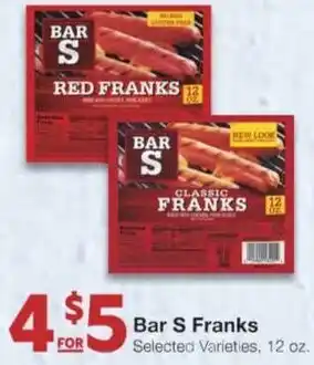 Market Street Bar S Franks offer