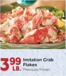 Market Street Imitation crab flakes offer