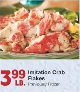 Market Street Imitation crab flakes offer