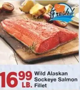 Market Street Wild alaskan sockeye salmon fillet offer