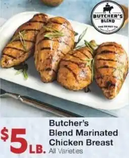 Market Street Butcher's blend marinated chicken breast offer