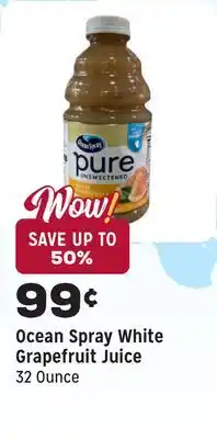 Grocery Outlet White Grapefruit Juice offer