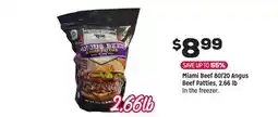 Grocery Outlet Miami Beef 80/20 Angus Beef Patties offer