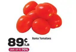 Grocery Outlet Roma Tomatoes offer