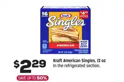 Grocery Outlet Kraft American Singles, 12 oz offer