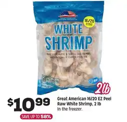 Grocery Outlet Great American 16/20 EZ Peel Raw White Shrimp, 2 lb offer