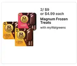 Walgreens Magnum Frozen Treats offer