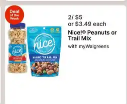 Walgreens Peanuts or Trail Mix offer