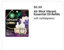 Walgreens Air Wick Vibrant Essential Oil Refills offer