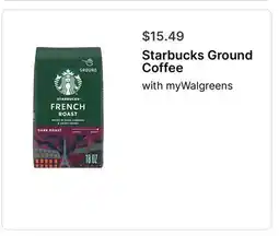 Walgreens Starbucks Ground Coffee offer