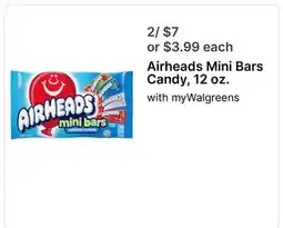 Walgreens Airheads Mini Bars Candy offer