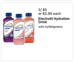 Walgreens Electrolit Hydration Drink offer