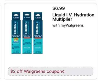 Walgreens Liquid Hydration Multiplier offer