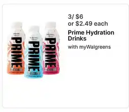 Walgreens Prime Hydration Drinks offer