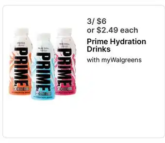 Walgreens Prime Hydration Drinks offer