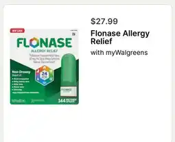 Walgreens Flonase Allergy Relief offer