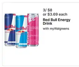 Walgreens Red Bull Energy Drink offer