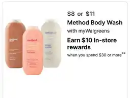 Walgreens Method Body Wash offer