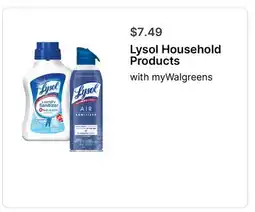 Walgreens Lysol Household Products offer