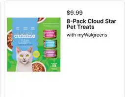 Walgreens 8-Pack Cloud Star Pet Treats offer