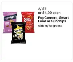 Walgreens PopCorners, Smart Food or Sunchips offer