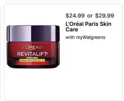 Walgreens L' Oréal Paris Skin Care offer