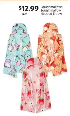 Aldi Squishmallow Hooded Throw offer