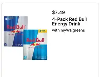 Walgreens Red Bull Energy Drink offer