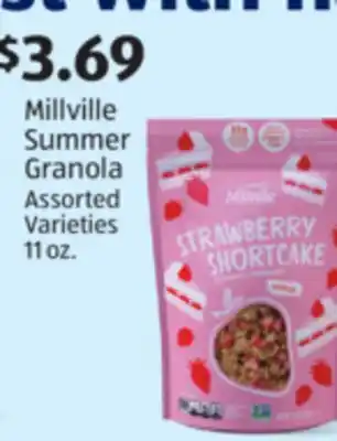 Aldi Millville Summer Granola offer