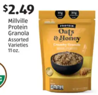 Aldi Millville Protein Granola offer