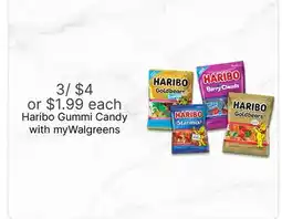 Walgreens Haribo Gummi Candy offer