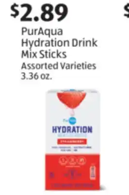 Aldi PurAqua Hydration Drink Mix Sticks offer