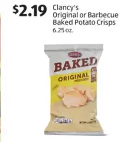 Aldi Clancy's Original or Barbecue Baked Potato Crisps offer