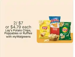 Walgreens Lay's Potato Chips, Poppables or Ruffles offer
