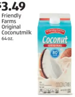 Aldi Friendly Farms Original Coconutmilk offer