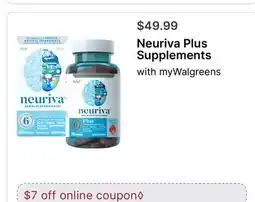 Walgreens Neuriva Plus Supplements offer