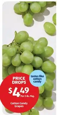 Aldi Cotton Candy Grapes offer