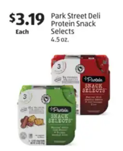 Aldi Park Street Deli Protein Snack Selects offer