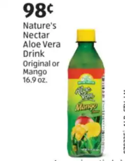 Aldi Nature's Nectar Aloe Vera Drink offer