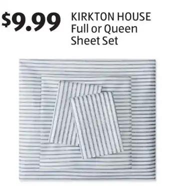 Aldi KIRKTON HOUSE Full or Queen Sheet Set offer