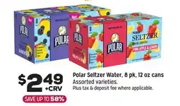 Grocery Outlet Polar Seltzer Water offer