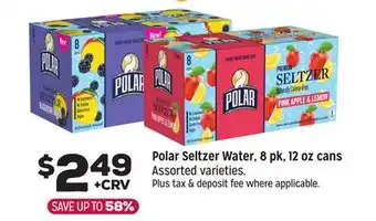 Grocery Outlet Polar Seltzer Water offer