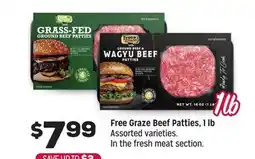 Grocery Outlet Free Graze Beef Patties offer
