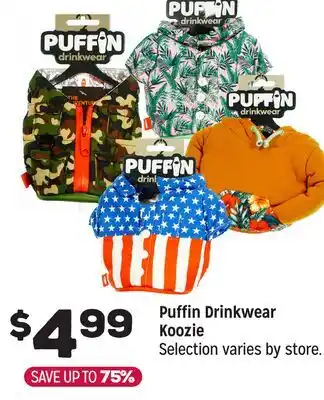 Grocery Outlet Puffin Drinkwear Koozie offer